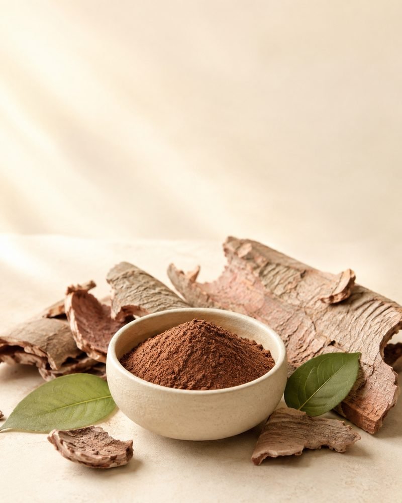 Arjuna Bark Extract 8:1: extract powder with the raw Terminalia arjuna botanical