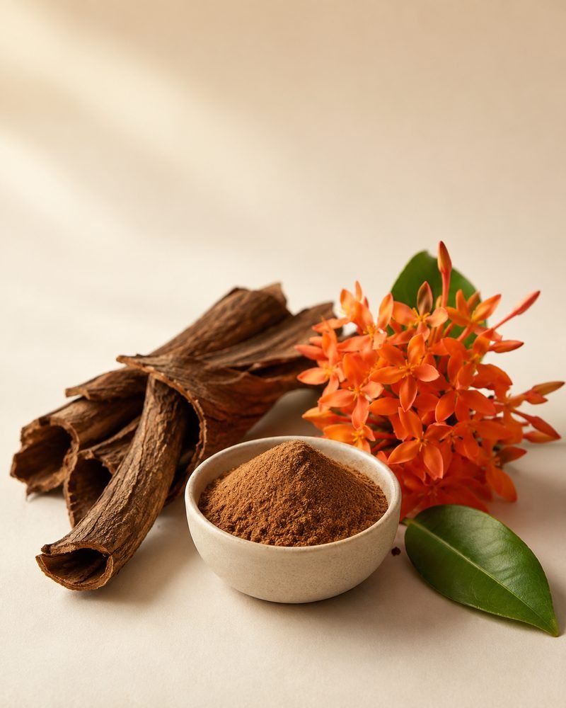 Ashoka Bark Extract 8:1: extract powder with the raw Saraca indica botanical