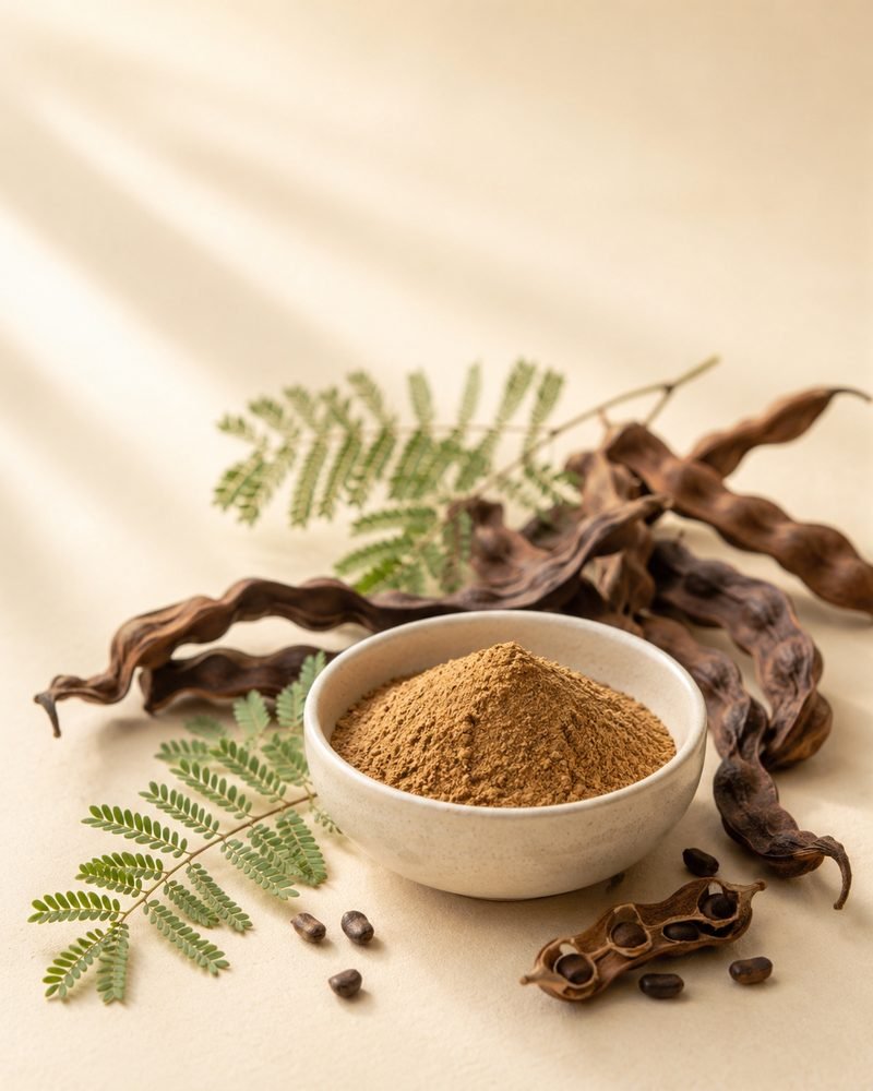 Babool Phali Extract 10:1: extract powder with the raw Acacia arabica botanical