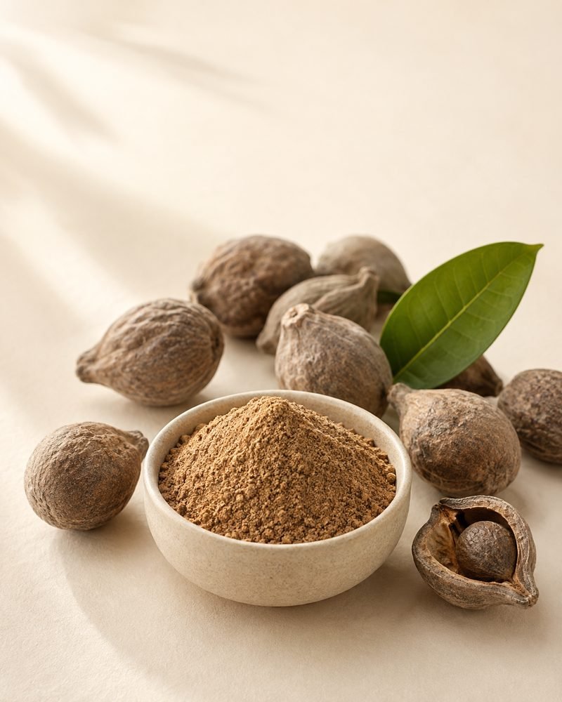 Baheda Extract 3:1: extract powder with the raw Terminalia bellirica botanical
