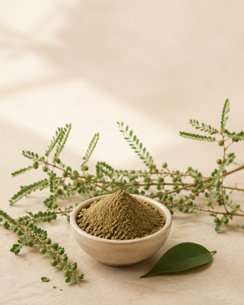 Bhumi Amla Extract 8:1: extract powder with the raw Phyllanthus niruri botanical
