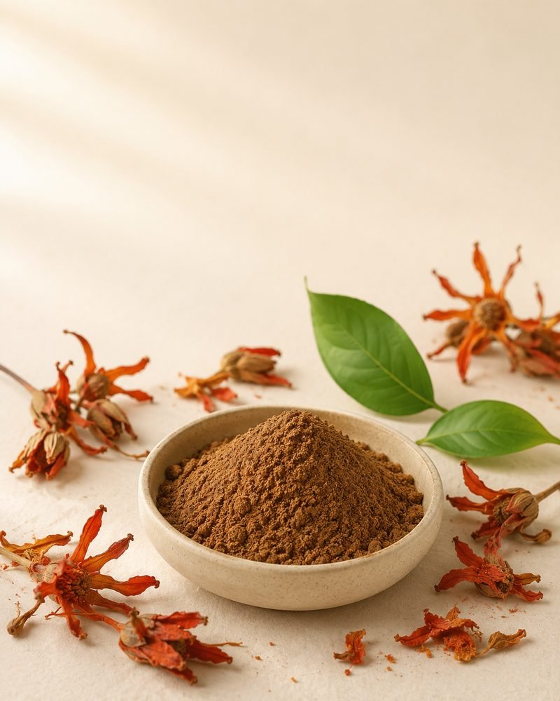 Dhai Phool Extract 10:1: extract powder with the raw Woodfordia fruticosa botanical