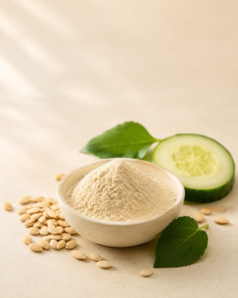 Kakri Beej Extract 5:1: extract powder with the raw Cucumis sativus botanical