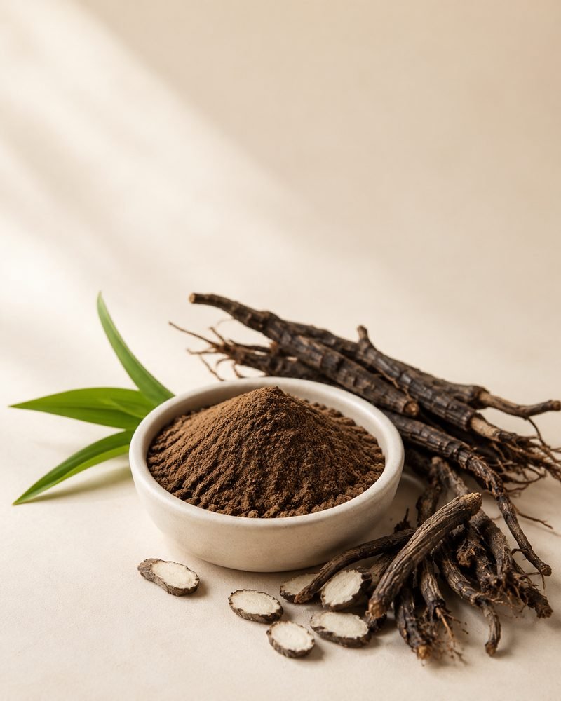 Kali Musli Extract 8:1: extract powder with the raw Curculigo orchioides botanical