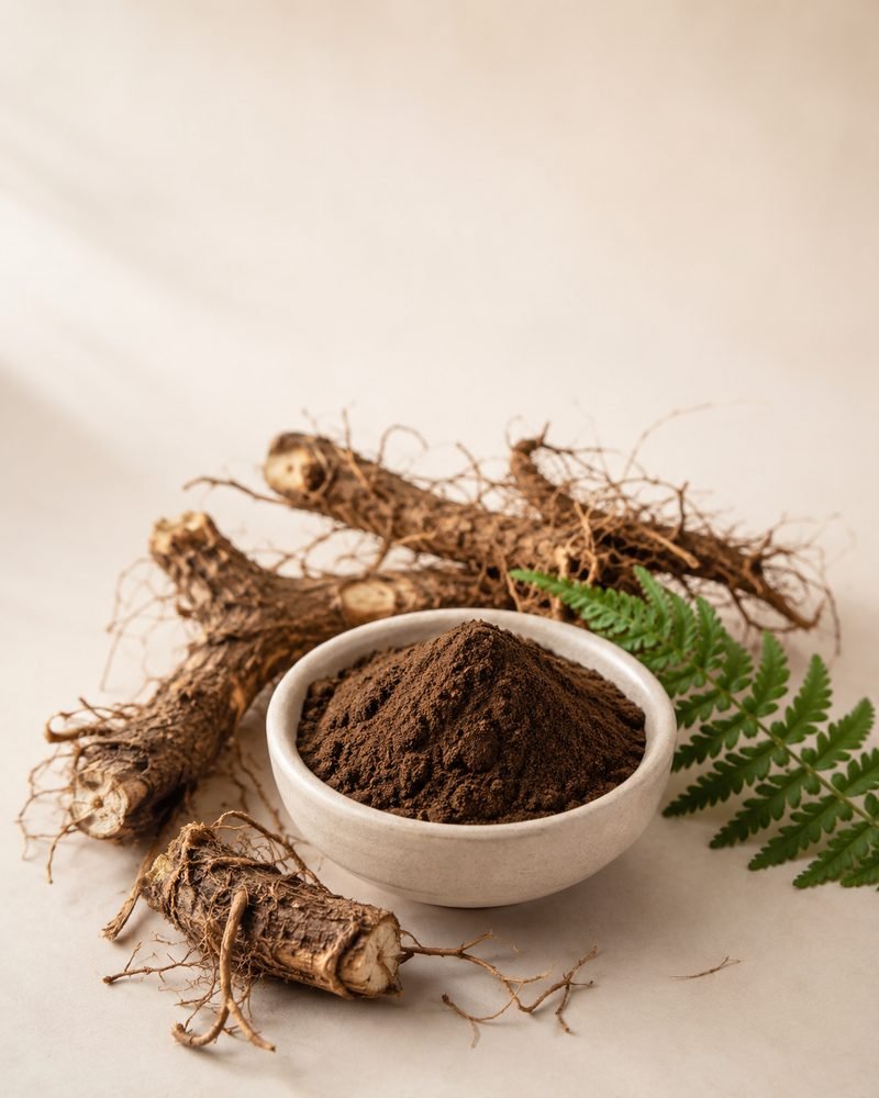 Valerian Extract: extract powder with the raw Valeriana wallichii botanical