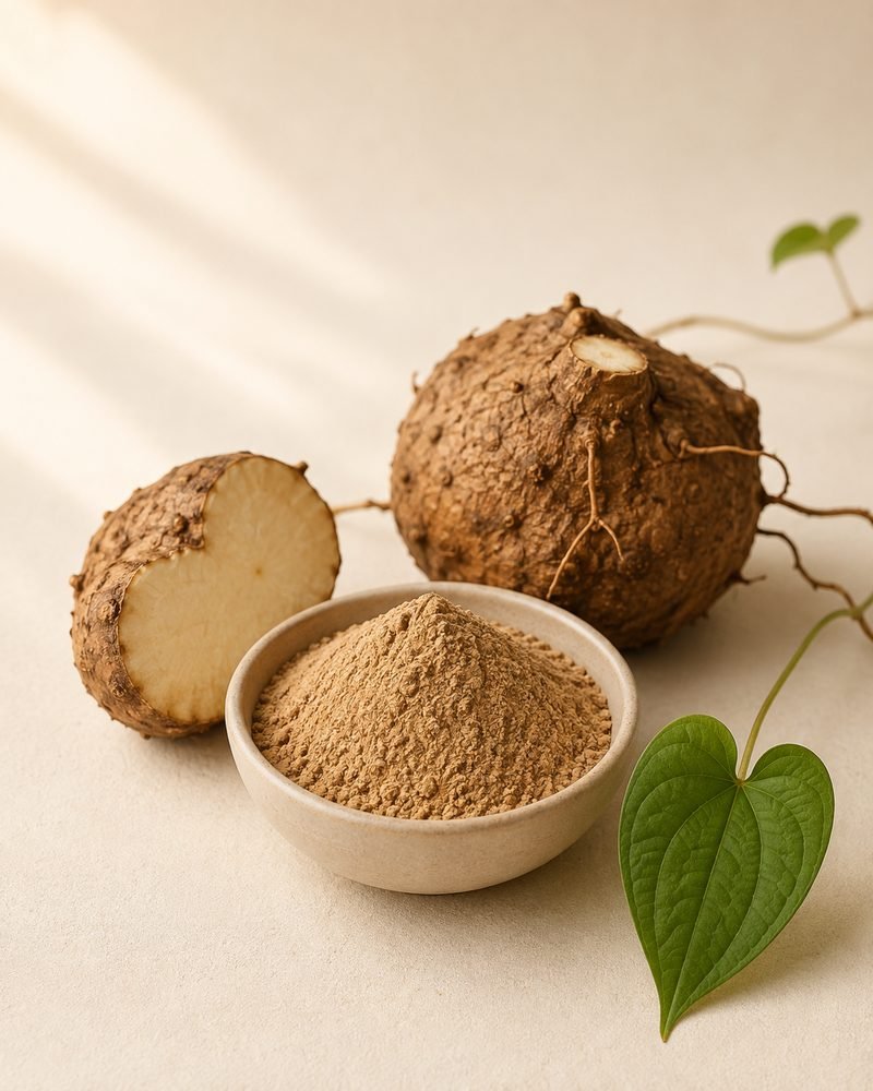 Varahikand Extract 10:1: extract powder with the raw Dioscorea bulbifera botanical